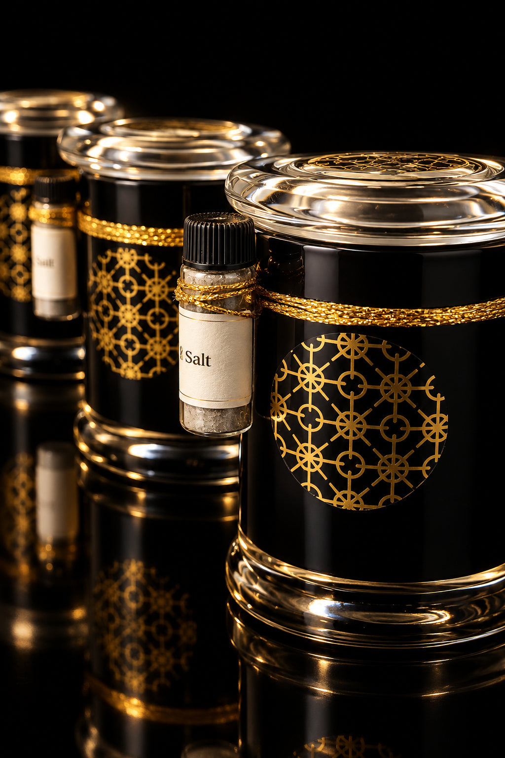 Black Salt Protection Candle